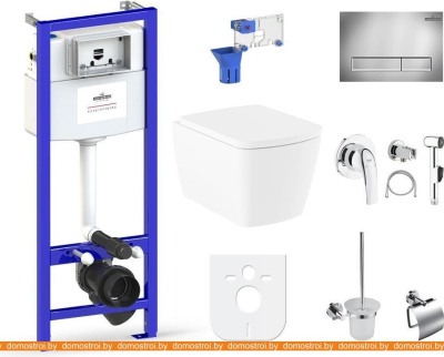 Унитаз Lavinia Boho Relfix Aveo Rimless 10 в 1 98010182 (хром пластик) фотография