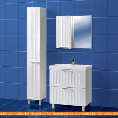 Шкаф с зеркалом Акваль Санта 70 САНТА.04.70.00.L фотография