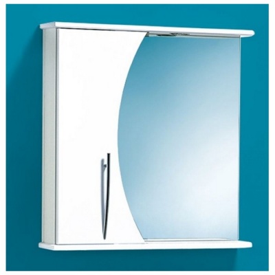 Зеркальный шкаф Акваль Палермо 70 [ПАЛЕРМО.04.70.00.L] фотография