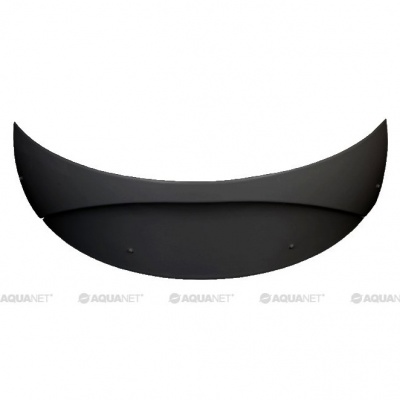 Лицевая панель для ванны Aquanet Fregate 120x120 черная фотография