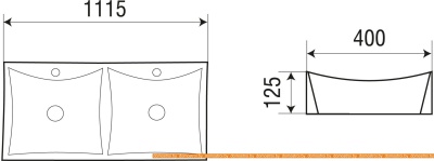 Умывальник WeltWasser Elbach 2216 фотография