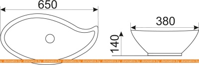 Умывальник CeramaLux N9052 фотография