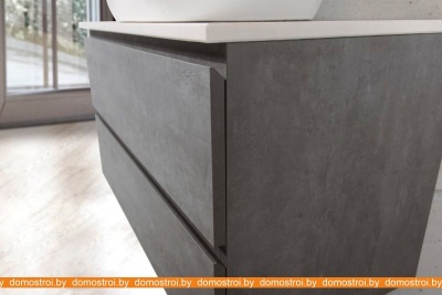 Тумба под умывальник BelBagno Luce-1000-2C-SO-SCM (stucco cemento) фотография