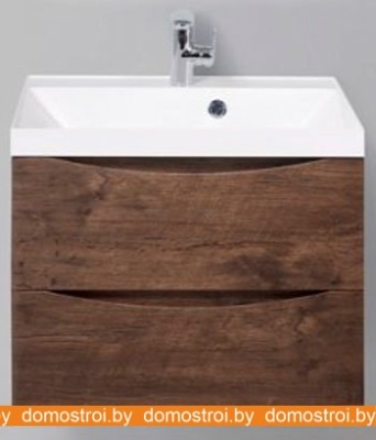 Тумба под умывальник BelBagno Marino-600-2C-SO-RW-P (rovere moro) фотография