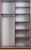 Шкаф-купе Евва 16 TTG.01 АЭП ШК.2 01 (трюфель/ венге глянец) фотография