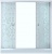 Шторка для ванной Triton Аква 167x147,5 мозаика фотография