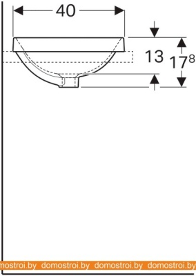 Умывальник Geberit Variform 500.731.01.2 фотография