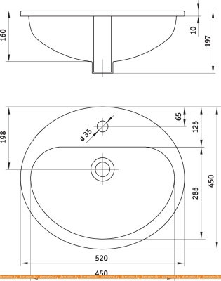 Умывальник Deante Konwalia CDK 6U5B фотография