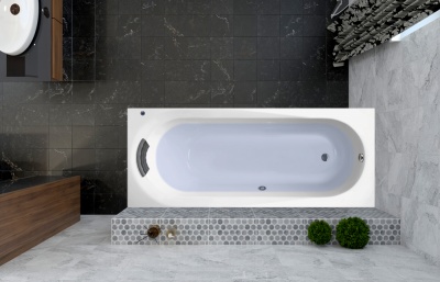 Акриловая ванна с хромотерапией Lavinia Boho Biore 170x70 3600900C фотография
