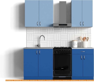 Кухня Сивирин-Компани Клео колор 1.4 (королевский синий/капри синий) фотография