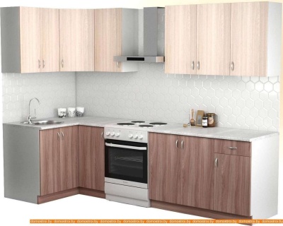 Кухня S-Company Клео лайт 1.2x2.2 левая (ясень шимо темный/ясень шимо светлый) фотография