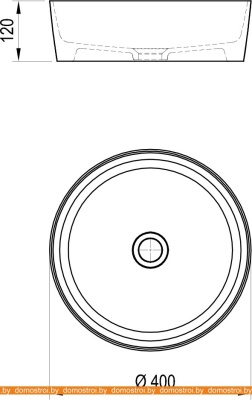 Умывальник Ravak Uni XJX01140001 фотография