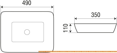 Умывальник WeltWasser Elbach 2261 фотография