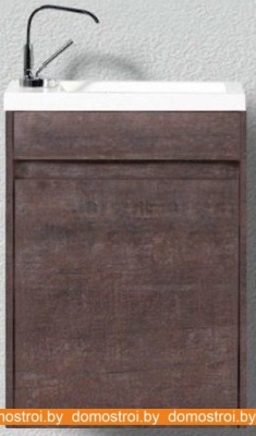 Тумба под умывальник BelBagno Pietra Mini-460-1A-SO-PT-L (левый, stone) фотография