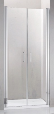 Душевая дверь Adema НАП ДУО-100/NAP DUO-100 100x195 прозрачное стекло фотография