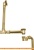Сифон с переливом BelBagno BB-OVF-02-ORO фотография