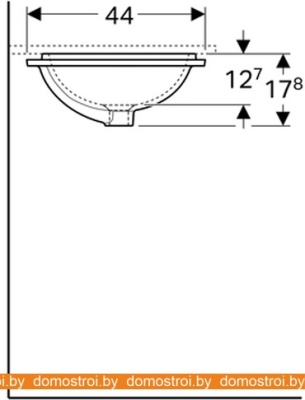 Умывальник Geberit VariForm 500.761.01.2 фотография