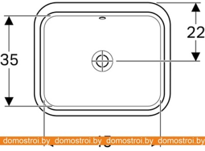 Умывальник Geberit VariForm 500.761.01.2 фотография