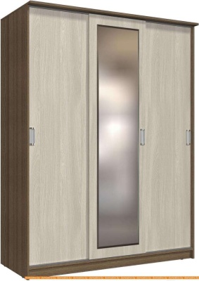 Шкаф-купе Интерлиния Неаполь АН-012-17-01 (ясень шимо светлый/ясень шимо темный) фотография