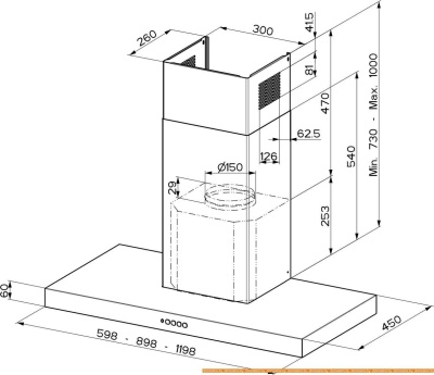 Вытяжка Faber Stilo Comfort X A60 325.0615.637 фотография
