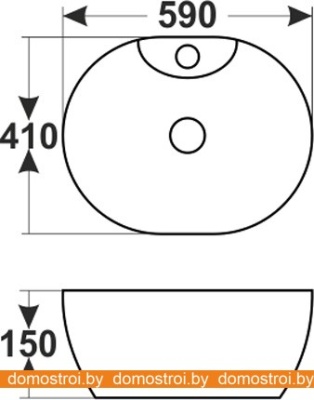 Умывальник Melana MLN-7734 59x41 фотография