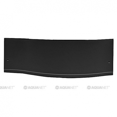 Лицевая панель для ванны Aquanet Palma 170x100 R черная фотография