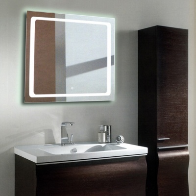 Зеркало c LED подсветкой Континент Quattro LED 120x80 фотография