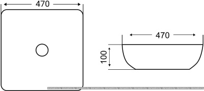 Умывальник WeltWasser Elbach 21833 фотография