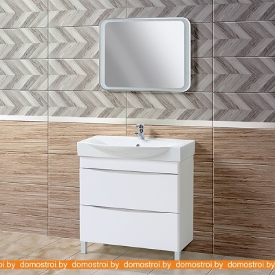 Тумба Акваль Верна 85 АВ.85.10.20.N под умывальник Элвис 850 фотография