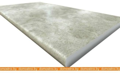 Кухня Интерлиния Мила Матте 1.5x1.4 А правая (слоновая кость-океан-опал светлый) фотография