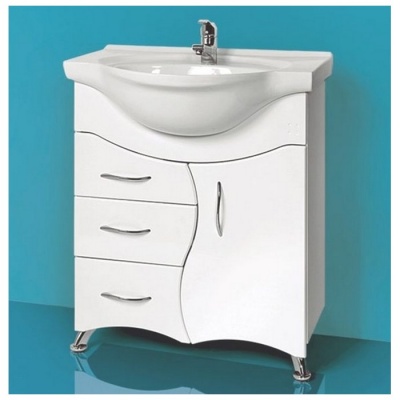 Тумба под умывальник Акваль Милана 75 [АМ.75.00.00.R] фотография