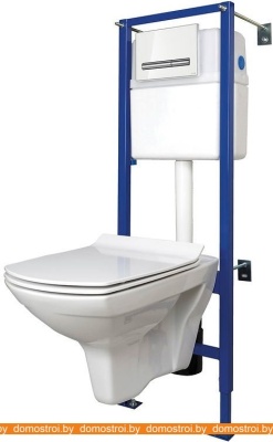 Унитаз Cersanit Carina Clean On SET-CARC/LPRO/S-DL/PI-WG-W фотография