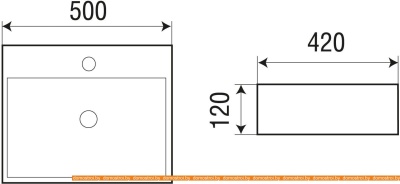 Умывальник WeltWasser Elbach 21733 MW фотография