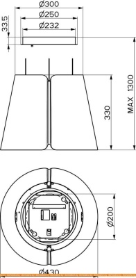Вытяжка Faber Beat WH Matt F45 345.0612.338 фотография