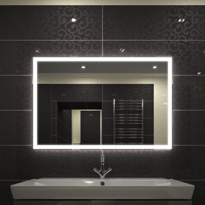 Зеркало c LED подсветкой Континент Mercury LED 80x60 фотография