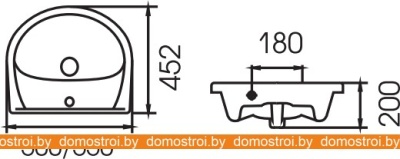 Умывальник Cersanit Erica 50 50x45.2 (S-UM-ERI-50-1-w) фотография