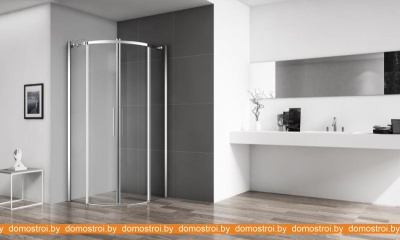 Душевой уголок BelBagno Acqua-R-2-80-C-Cr (прозрачное стекло) фотография