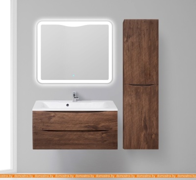 Шкаф-пенал BelBagno Fly-Marino-1500-2A-SC-RW-P-R (rovere moro) фотография