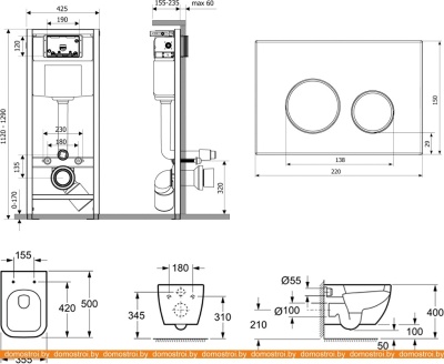 Унитаз Lavinia Boho Relfix One 7 в 1 87040055 (матовый пластик) фотография