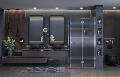 Душевой уголок Ambassador Set 12011106R-ST7 фотография