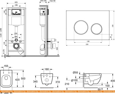 Унитаз Lavinia Boho Relfix One 9 в 1 97010017 (белый пластик) фотография