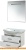 Тумба под умывальник Misty Монро 65 (белый) фотография