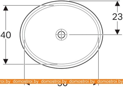 Умывальник Geberit Variform 500.755.01.2 фотография