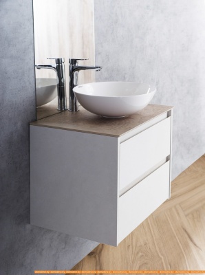 Тумба под умывальник BelBagno Kraft-600-2C-SO-BO (bianco opaco) фотография