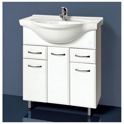 Тумба под умывальник Акваль Эмили 75 [AL.75.00.02.N] фотография