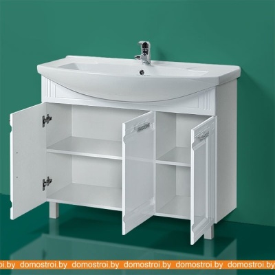 Тумба Акваль Оливия 105 под умывальник Элеганс 1050 EO.01.05.00.N фотография