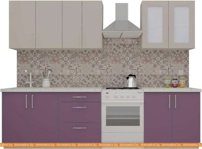 Кухня ВерсоМебель ВерсоЛайн 5-2.2 (кашемир/виола) фотография