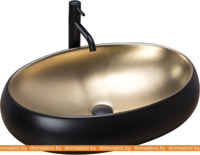 Умывальник Rea Melania (черное золото) фотография