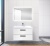 Тумба под умывальник BelBagno Aurora-800-2C-SO-BL (bianco lucido) фотография