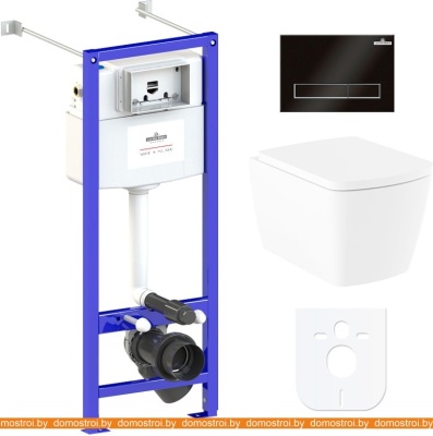 Унитаз Lavinia Boho Relfix Aveo Rimless 6 в 1 77050208 (черный пластик) фотография